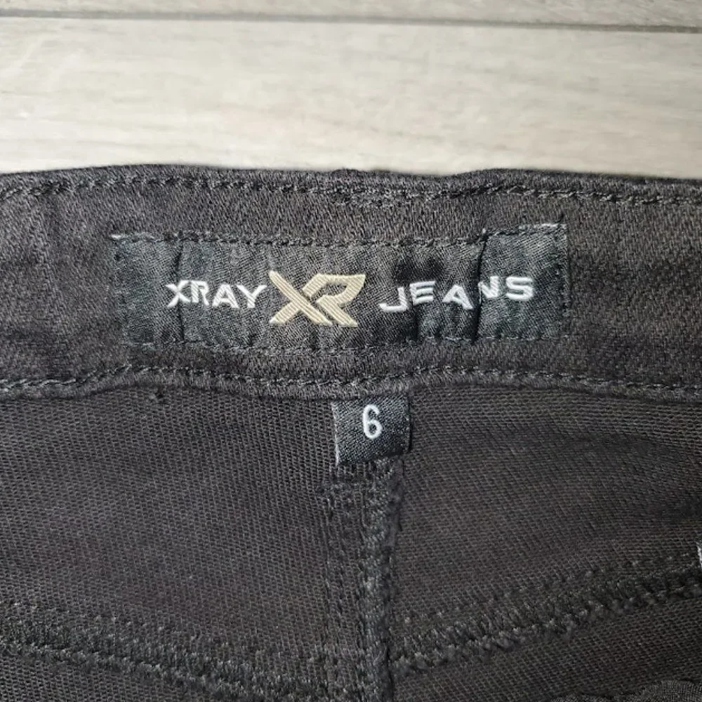 X-Ray boys Black Casual Straight Leg Comfort Jeans Size 6